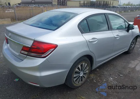 2013 Honda Civic Lx из США, поврежденный, VIN 19XFB2F55DE095235